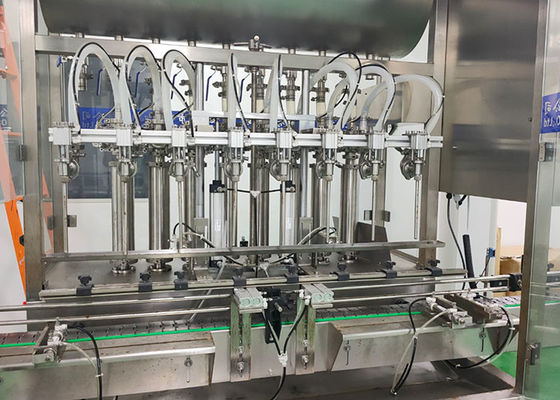 380V 4 van het de servobesturingssysteem van de Hoofden50ml dagelijkse chemische industrie de Handdesinfecterend middel het Vullen Machine